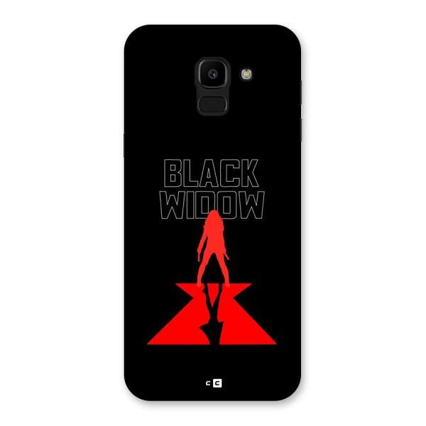 Black Widow Back Case for Galaxy J6