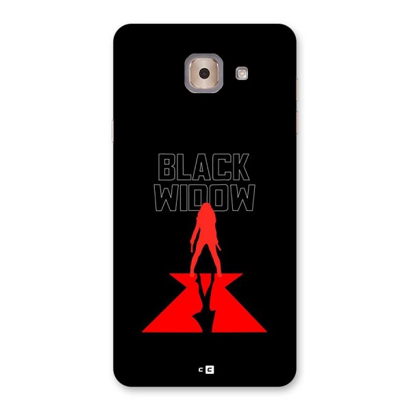 Black Widow Back Case for Galaxy J7 Max