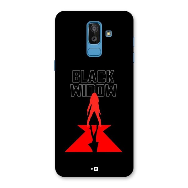 Black Widow Back Case for Galaxy J8