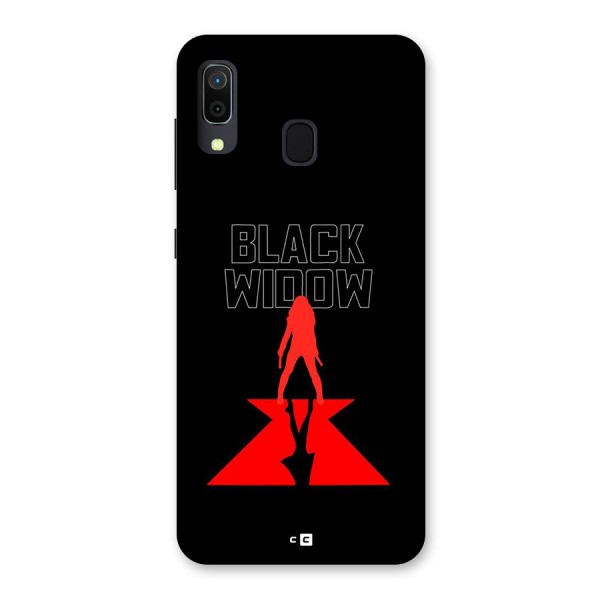 Black Widow Back Case for Galaxy M10s