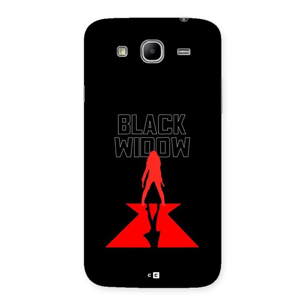 Black Widow Back Case for Galaxy Mega 5.8