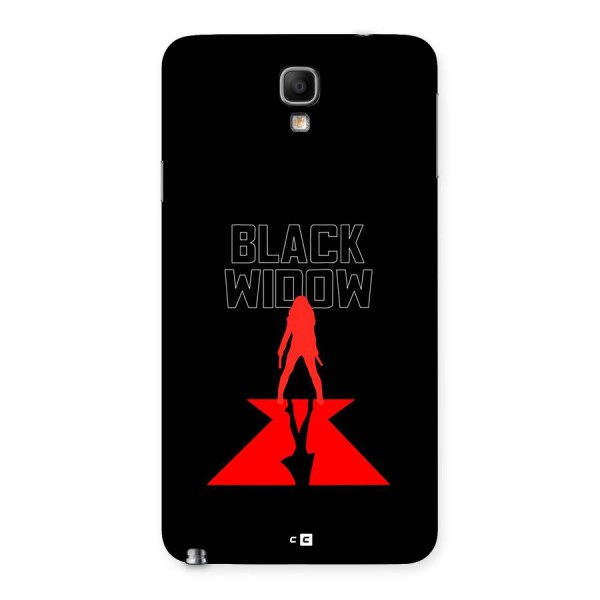 Black Widow Back Case for Galaxy Note 3 Neo