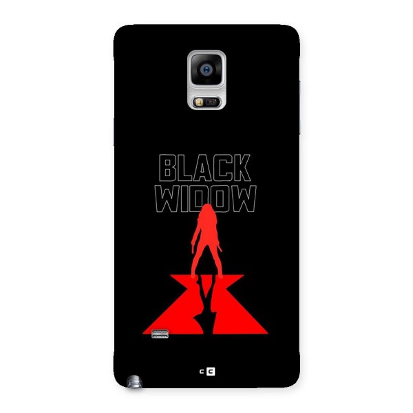 Black Widow Back Case for Galaxy Note 4