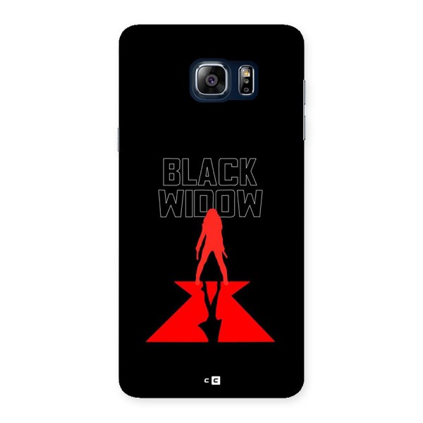 Black Widow Back Case for Galaxy Note 5