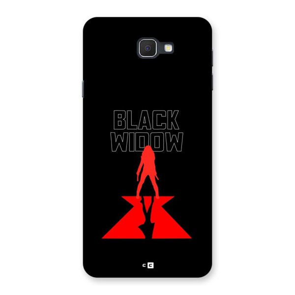 Black Widow Back Case for Galaxy On7 2016