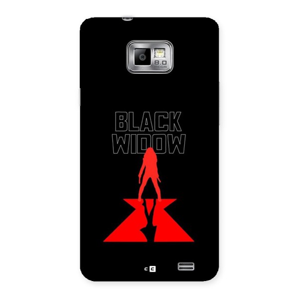 Black Widow Back Case for Galaxy S2