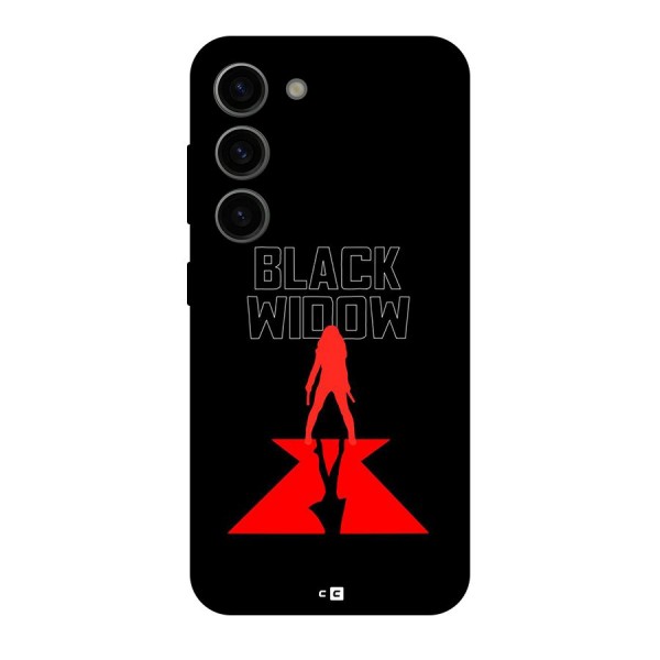 Black Widow Back Case for Galaxy S23