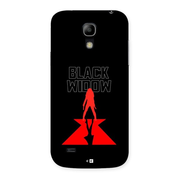 Black Widow Back Case for Galaxy S4 Mini