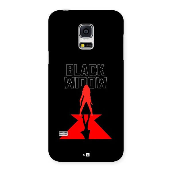 Black Widow Back Case for Galaxy S5 Mini