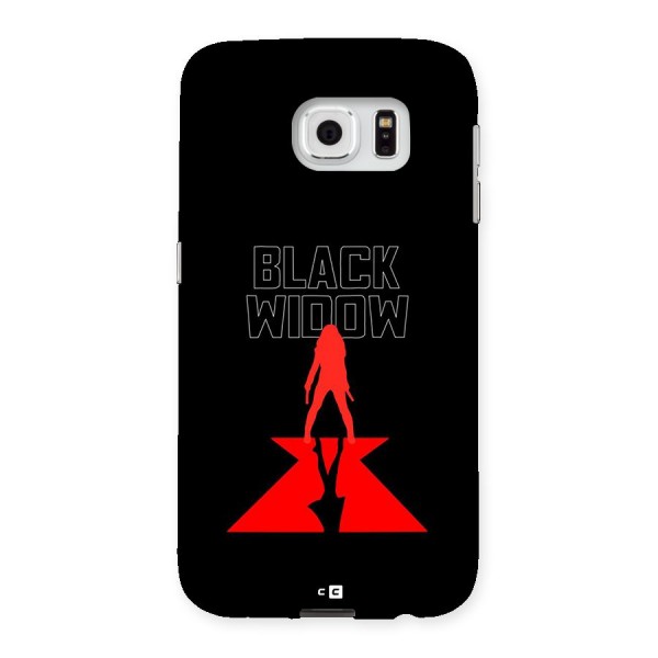 Black Widow Back Case for Galaxy S6