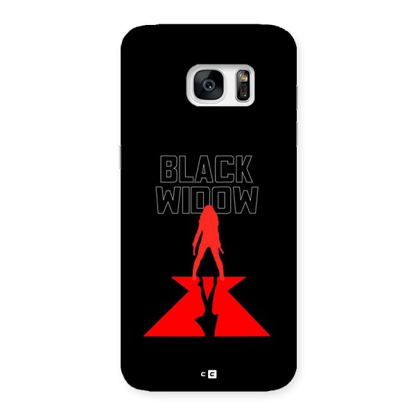 Black Widow Back Case for Galaxy S7 Edge