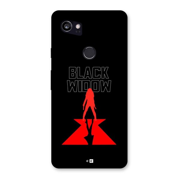 Black Widow Back Case for Google Pixel 2 XL