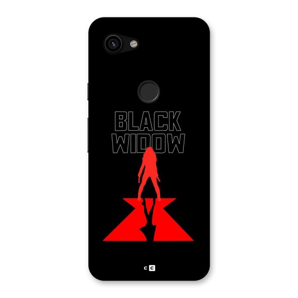 Black Widow Back Case for Google Pixel 3a