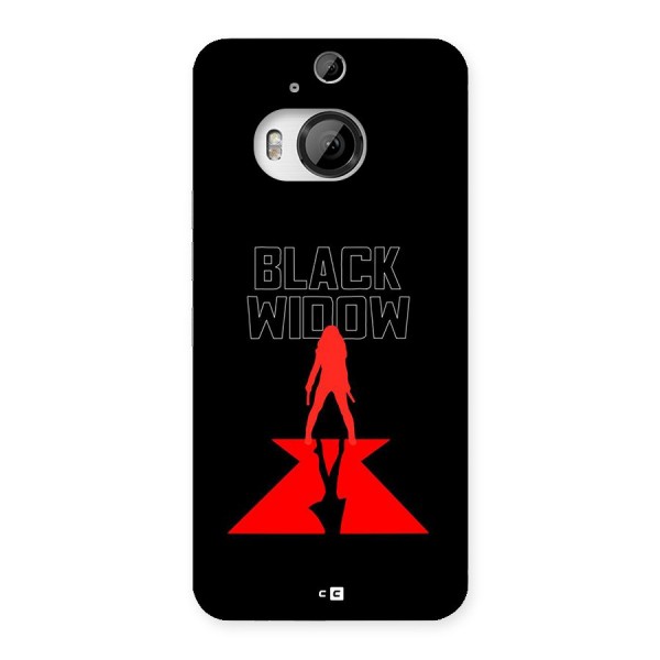 Black Widow Back Case for HTC One M9 Plus