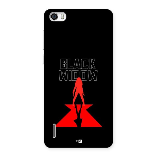 Black Widow Back Case for Honor 6