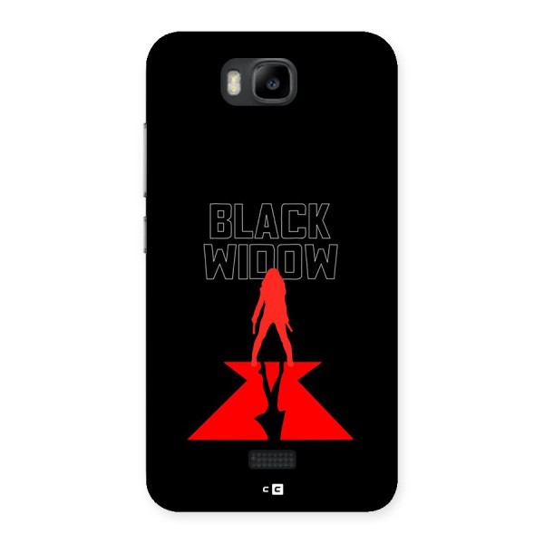 Black Widow Back Case for Honor Bee