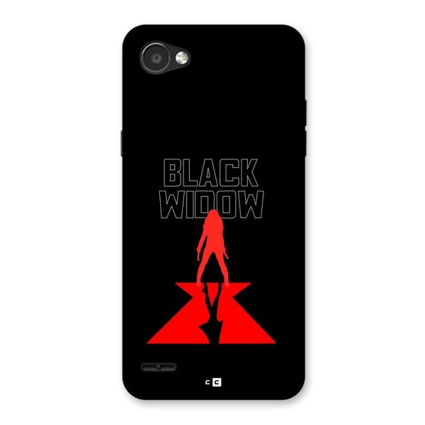 Black Widow Back Case for LG Q6