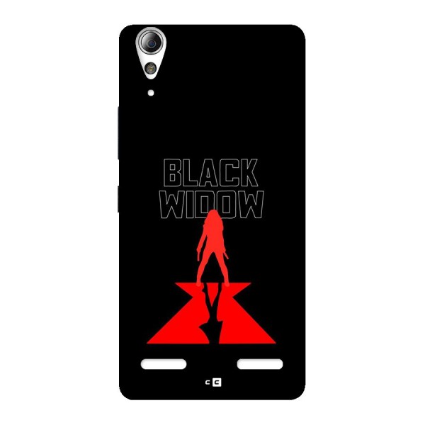 Black Widow Back Case for Lenovo A6000 Plus