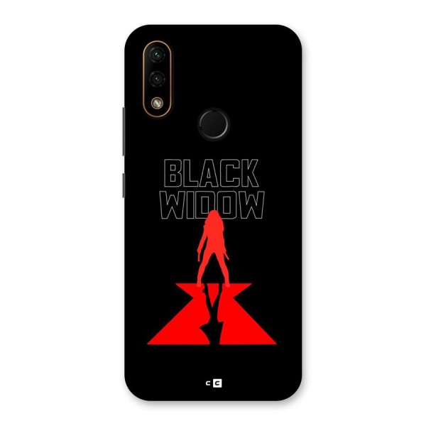 Black Widow Back Case for Lenovo A6 Note