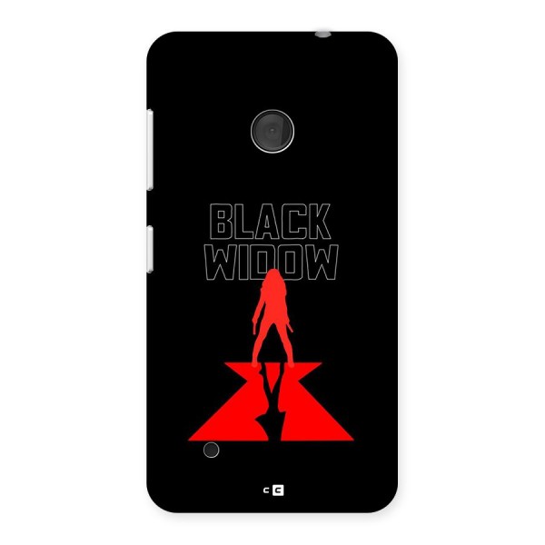 Black Widow Back Case for Lumia 530