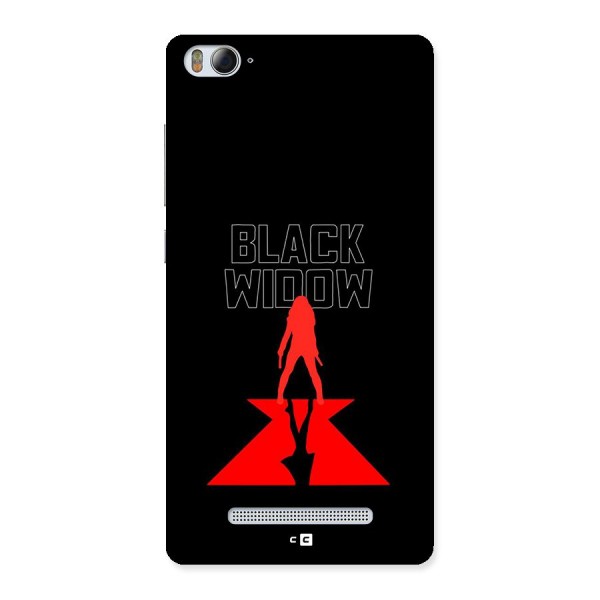 Black Widow Back Case for Mi4i