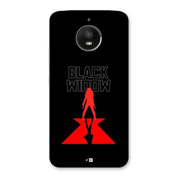 Black Widow Back Case for Moto E4 Plus