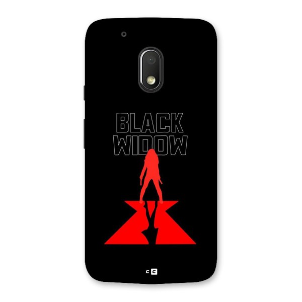 Black Widow Back Case for Moto G4 Play