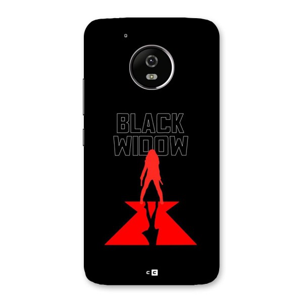 Black Widow Back Case for Moto G5