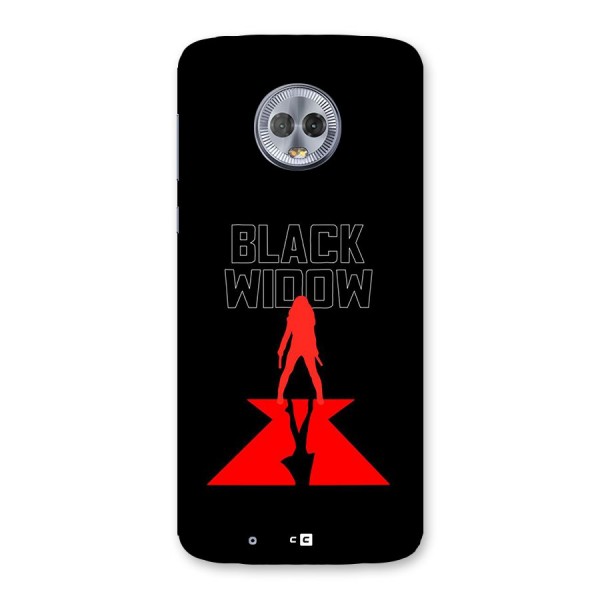 Black Widow Back Case for Moto G6