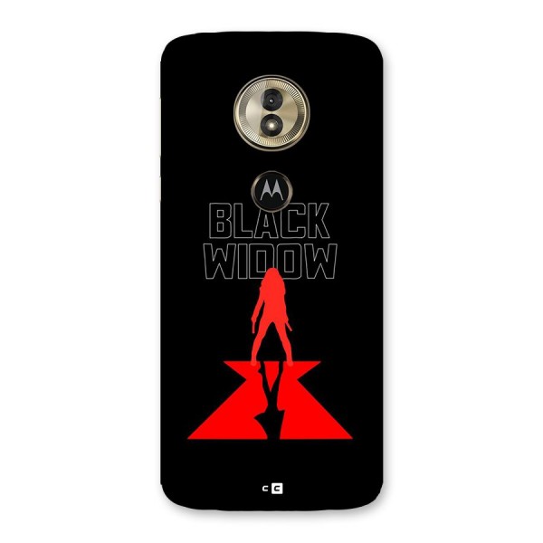 Black Widow Back Case for Moto G6 Play