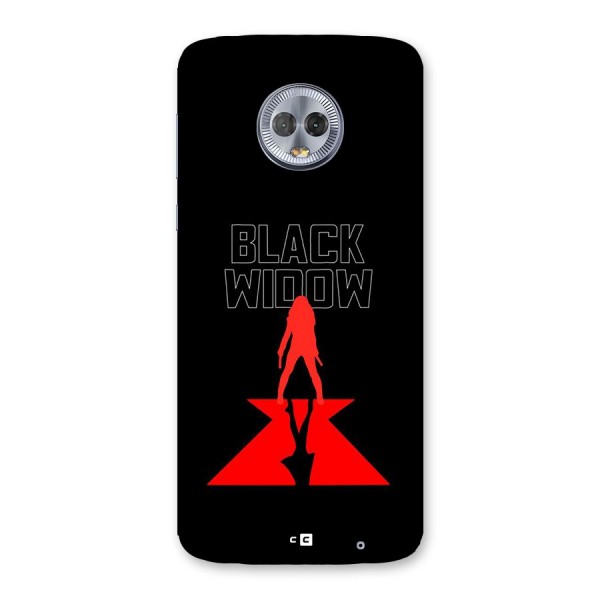 Black Widow Back Case for Moto G6 Plus