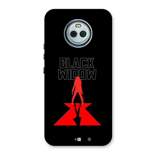 Black Widow Back Case for Moto X4