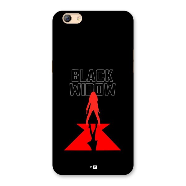 Black Widow Back Case for Oppo F3 Plus