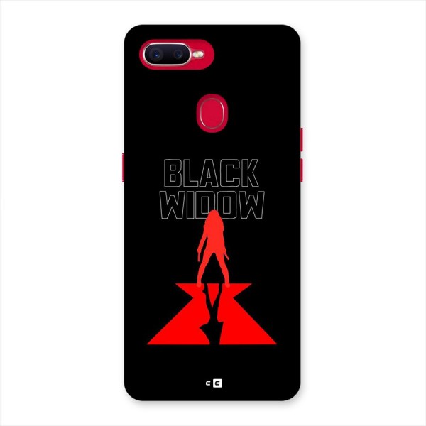 Black Widow Back Case for Oppo F9 Pro