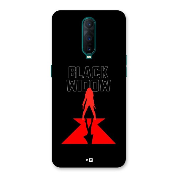 Black Widow Back Case for Oppo R17 Pro