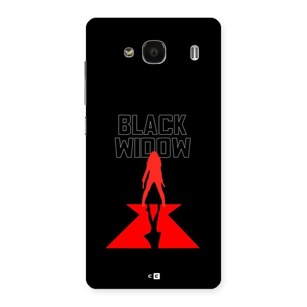 Black Widow Back Case for Redmi 2