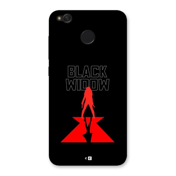 Black Widow Back Case for Redmi 4