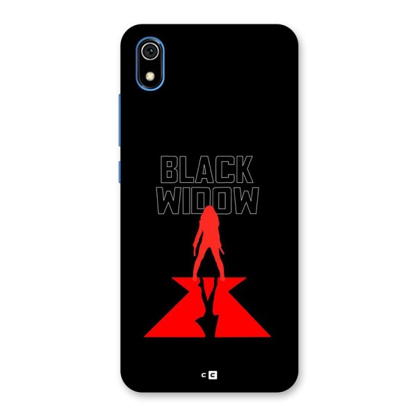 Black Widow Back Case for Redmi 7A