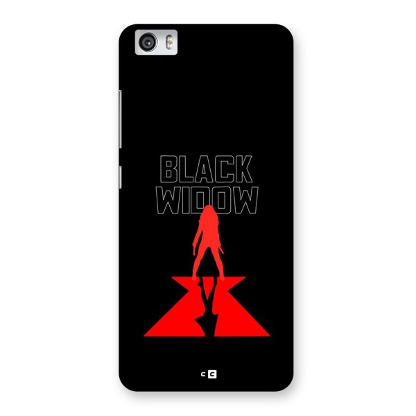 Black Widow Back Case for Redmi Mi 5