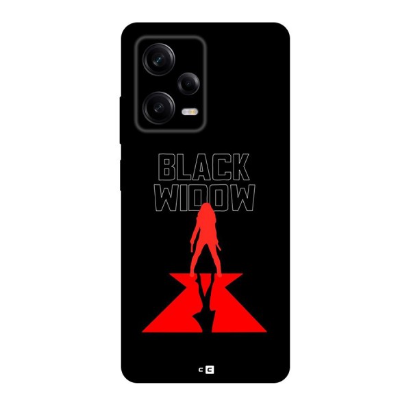 Black Widow Back Case for Redmi Note 12 Pro