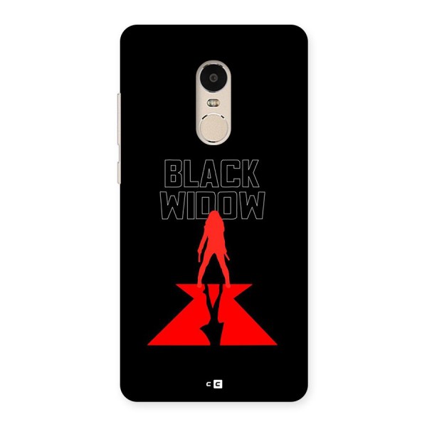 Black Widow Back Case for Redmi Note 4