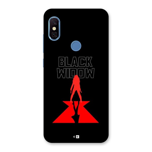 Black Widow Back Case for Redmi Note 6 Pro