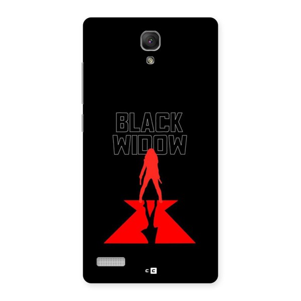 Black Widow Back Case for Redmi Note Prime