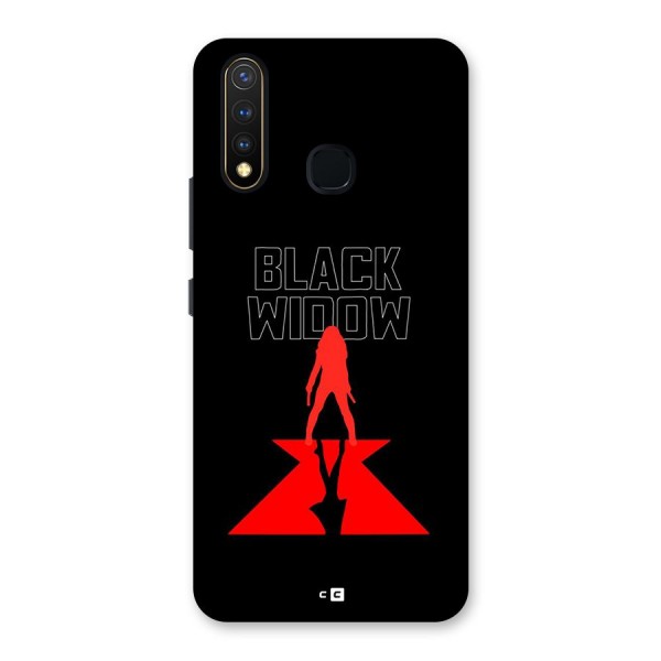 Black Widow Back Case for Vivo U20