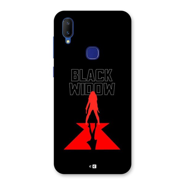 Black Widow Back Case for Vivo V11