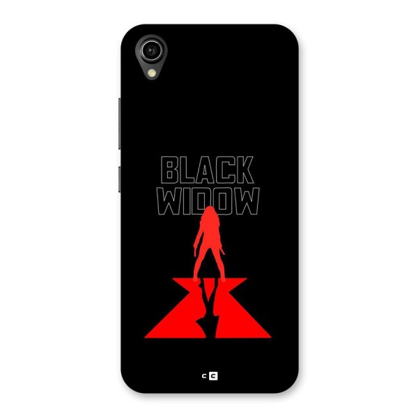 Black Widow Back Case for Vivo Y91i