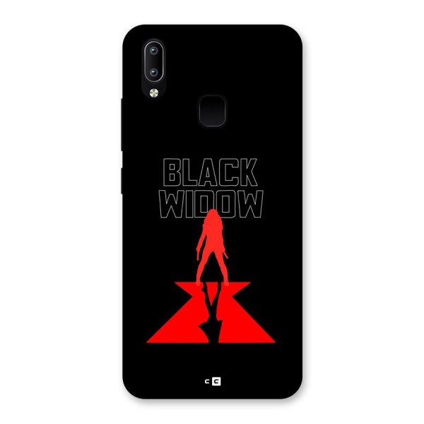 Black Widow Back Case for Vivo Y95