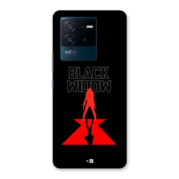 Black Widow Back Case for Vivo iQOO Neo 6 5G