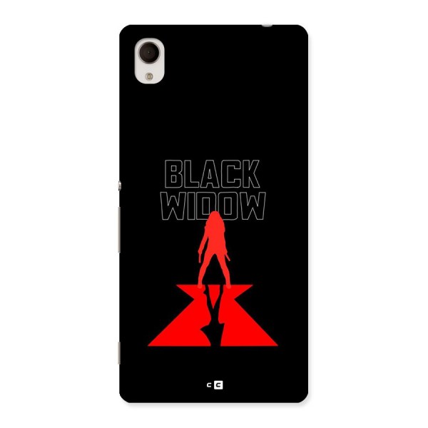 Black Widow Back Case for Xperia M4