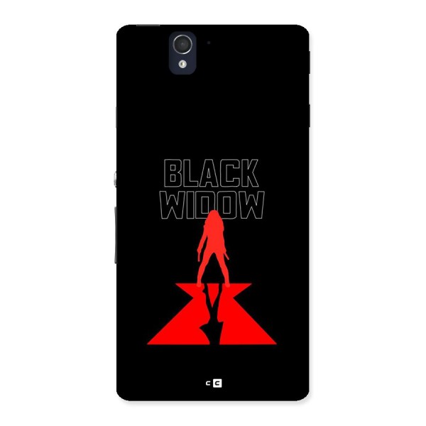 Black Widow Back Case for Xperia Z